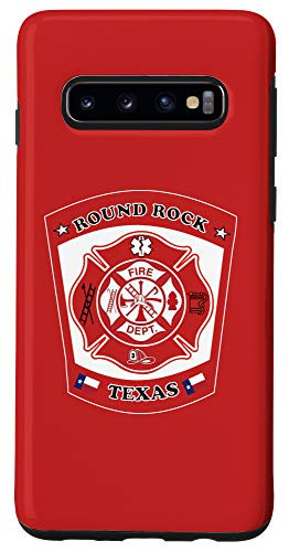 Galaxy S10 Round Rock Fire Department Texas Patch Image Case