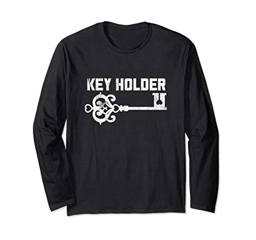"Key Holder" Femdom Chastity BDSM Hotwife Cuckold Fetish Long Sleeve T-Shirt