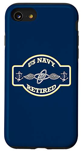 iPhone SE (2020) / 7 / 8 Navy Aviation Electronics Technician Retired Rating Badge Case