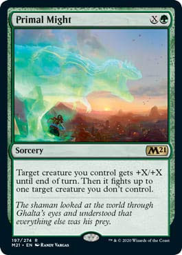 Magic: The Gathering - Primal Might - Foil - Core Set 2021