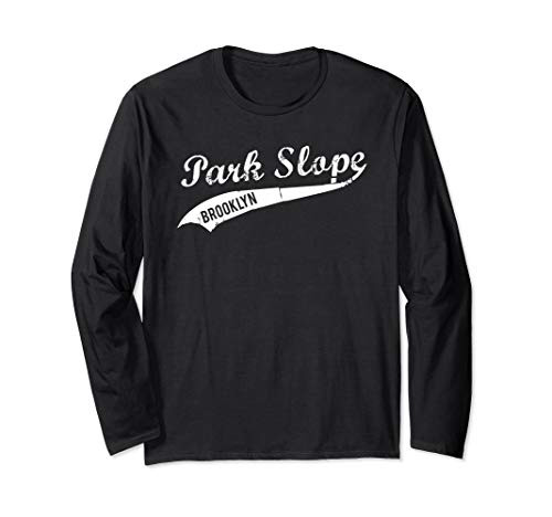 Park Slope Brooklyn Retro Design for Prospect Park Fans Long Sleeve T-Shirt