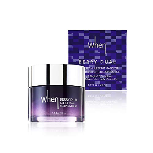 When Beauty Berry Sleeping Mask - Dual Gel and Cream Skin Renewal Soothing Skin Barrier Intensive Care High-Nutrition Vitalizing 30ml/1.0fl.oz When Beauty Berry Sleeping Mask - Dual Gel and Cream Skin Renewal Soothing Skin Barrier Intensive Care High-Nutrition Vitalizing 30ml/1.0fl.oz