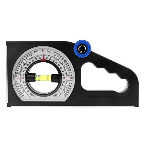 HELYZQ Magnetic Slope Measuring Universal Bevel Protractor Angle Level Declinometer Angle Gauge Slope Meter Instrument