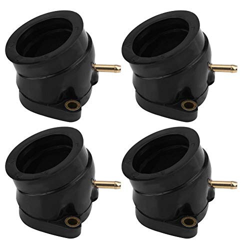 KIMISS 4pcs Carburetor Intake Manifold Boots, for Yamaha FZS1 FZS1000 FZ-1, Motorcycle Carb Boot Joint Kit Oil-Resistant and Wear-Resistant