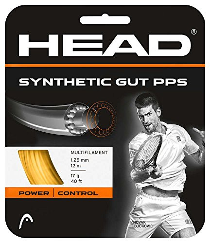 HEAD Synthetic Gut PPS Tennis String Set, 16g, Gold