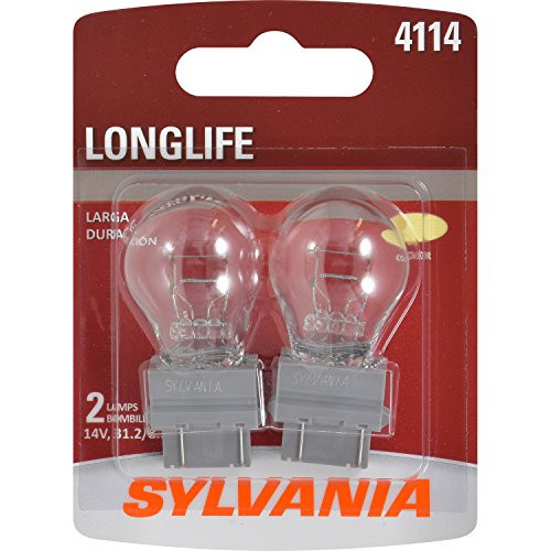 SYLVANIA 4114 Long Life Miniature Bulb, (Contains 2 Bulbs)