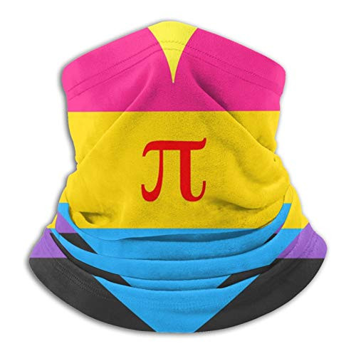 Nonbinary Pan Polyamorous Pride Flag Neck Gaiter Face Mask For Sun Protection Multi-Functional Balaclava