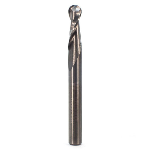 Whiteside 1/4" Ball Round Nose CNC Router Bit, 1/8" R, 3/4" CL, 1/4" SH, Two Flute Whiteside 1/4" Ball Round Nose CNC Router Bit, 1/8" R, 3/4" CL, 1/4" SH, Two Flute