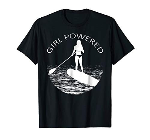 Stand Up Paddle Board Girl Powered Ombre Tee