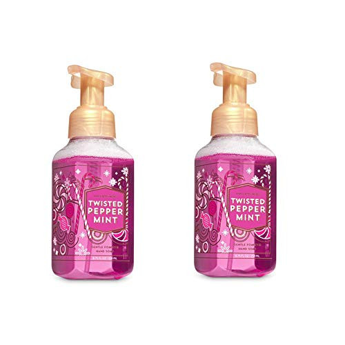 Bath  and  Body Works, Gentle Foaming Hand Soap, Twisted Peppermint (2-Pack)