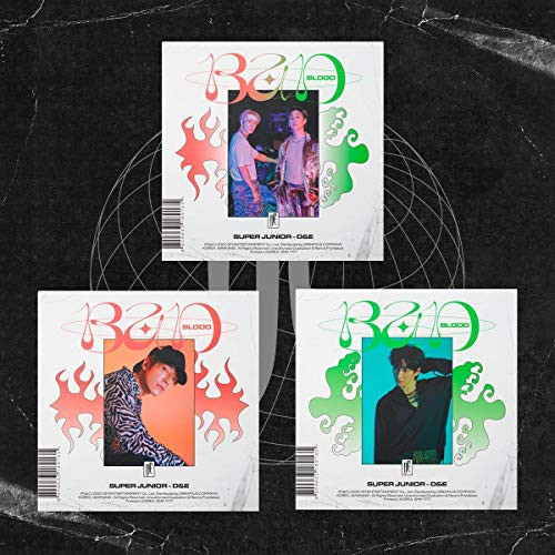 Super Junior D and E Bad Blood 4th Mini Album Random Version CDPlus1p Poster On PackPlus80p BookletPlusPhotoBoardPlusRemover StickerPlusLenticular CardPlus1p PhotoCardPlusMessage PhotoCard SetPlusTracking Kpop Sealed