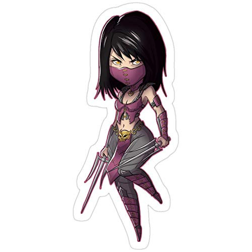 B. Strange Mall Mortal Kombat ââ¬¢ Mileena Stickers (3 Pcs/Pack)