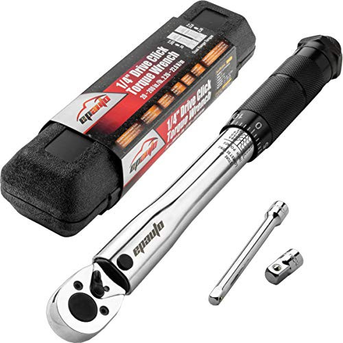 EPAuto 1/4-Inch Drive Click Torque Wrench (20-200 in.-lb. / 2.26 ~ 22.6 Nm) EPAuto 1/4-Inch Drive Click Torque Wrench (20-200 in.-lb. / 2.26 ~ 22.6 Nm)