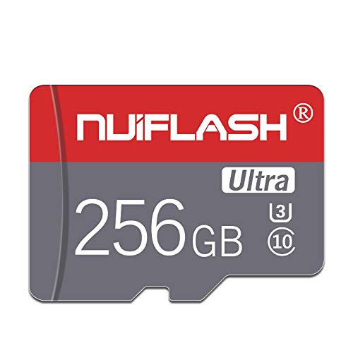 Micro SD Card 256GB High Speed TF Card Class 10 Micro SD SDXC Card with Free Adapter (256GB)