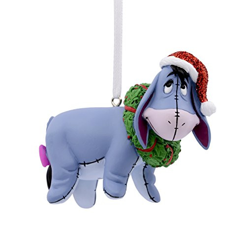 Hallmark Christmas Ornament Disney Winnie The Pooh Eeyore with Wreath Hallmark Christmas Ornament Disney Winnie The Pooh Eeyore with Wreath