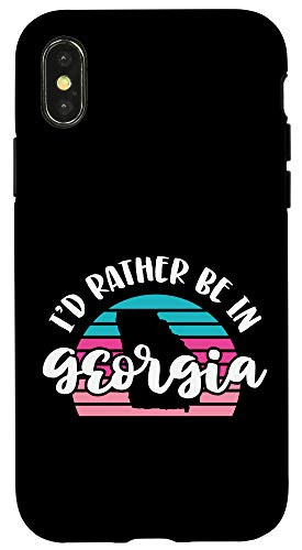 iPhone X/XS I'd Rather Be In Georgia Case