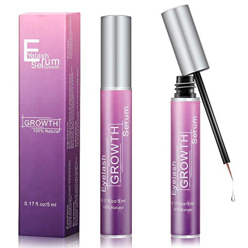 2 Pack Eyelash Growth Serum for Longer,Thicker Lashes and Eyebrows Natural Lash Eyebrow Enhancer  and  Brow Serum Physician Developed  and  Hypoallergenic(10ml)