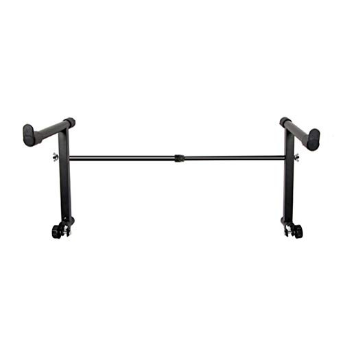 Healifty Piano Keyboard Stand Universal Keyboard Stand Electric Organ Stand Rack Piano Keyboard Stand (Black)