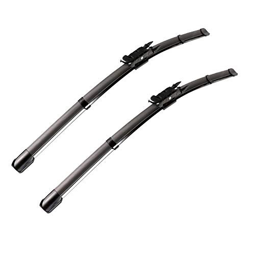 2 wipers Factory for Ford Explorer 2011-2018 Original Equipment Replacement Front Windshield Wiper Blade - Pinch Tab 26"/22" (Set of 2) BB5Z-17528-E, BB5Z-17528-D