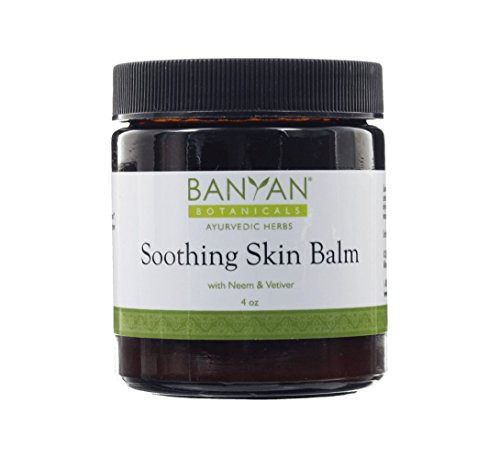 Banyan Botanicals Soothing Skin Balm - Certified Organic, 4 oz - Neem and Vetiver Supporting the Natural Healing Process of Red, Irritated Skin, and Scaly, Dry Rashes