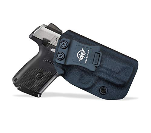 Ruger SR9C Holster, Kydex IWB Holster for Ruger SR9C Holsters - Inside Waistband Concealed Carry - IWB Kydex Holster Ruger SR9C Pistol Case Concealed Gun Accessories (Black, Right Hand Draw)