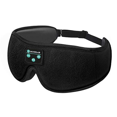 XOTUUY Sleep Headphones Bluetooth Eye Mask,Tech Gadgets Sleeping Headphones for Side Sleepers, 3D Sleep Eye Mask with Ultra-Thin HD Stereo Speakers Perfect for Sleeping, Air Travel, Meditation
