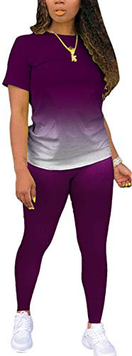 Sweatpants for Women Set of 2 Piece Outfits Tracksuit Jogger Outfit Sweatshirt and Sports Sets