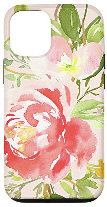 iPhone 12/12 Pro Blush Botanical Floral Garden Pink Bloom Flower Bloom Cute Case iPhone 12/12 Pro Blush Botanical Floral Garden Pink Bloom Flower Bloom Cute Case