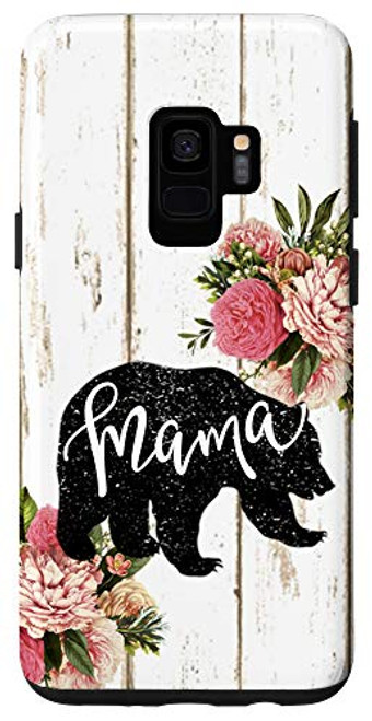 Galaxy S9 Rustic Farmhouse Cute Mom Woodgrain Shiplap Board Mama Bear Case Galaxy S9 Rustic Farmhouse Cute Mom Woodgrain Shiplap Board Mama Bear Case