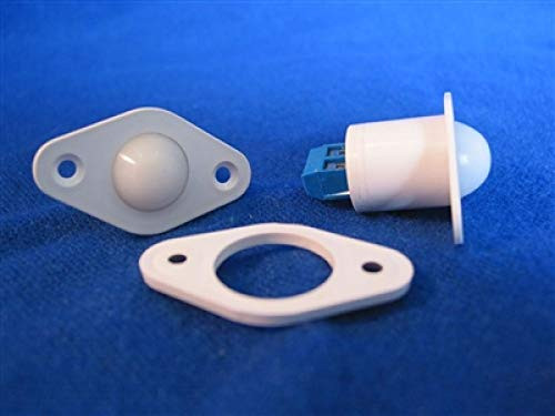 10 Pack Recessed Plunger Ball Alarm Switch Reed Terminal Door Alarm Pressure Hinge Quick Switch 918MB