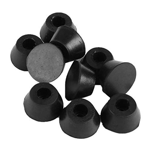 uxcell Rubber Feet Covers Chair Table Leg Recessed Pads 25mm x 12mm 10 Pcs