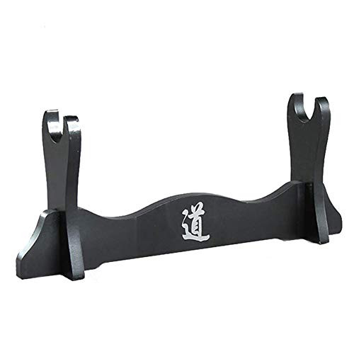 Fclieng Sword Holder Samurai Sword Rack Katana Wakizashi Table Display Stand Decorative Sword Hanger-1 Tier