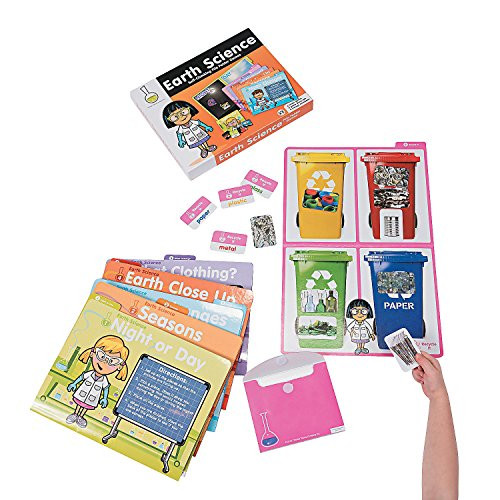 Fun Express Earth Science File Folder Game - 6 Pieces - Educational and Learning Activities for Kids Fun Express Earth Science File Folder Game - 6 Pieces - Educational and Learning Activities for Kids