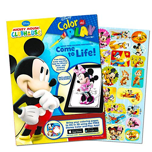 Mickey Mouse 144 Page Coloring and Activity Book with Over 30 Stickers. Mickey Mouse 144 Page Coloring and Activity Book with Over 30 Stickers.