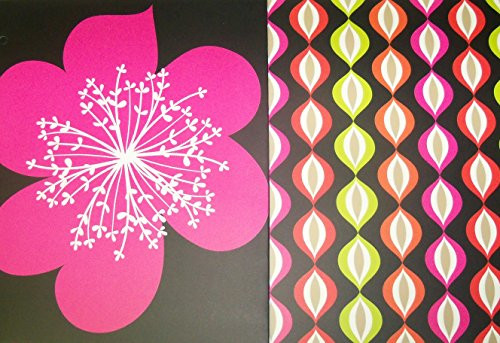 Pink Light Designs 2 Folder Set ~ It's a Breeze by Pink Chandelier (Large Flower, Fun Design)