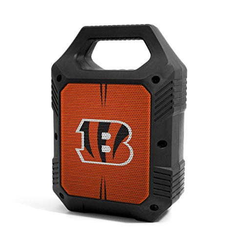 NFL Cincinnati Bengals ShockBox XL Wireless Bluetooth Speaker, Team Color