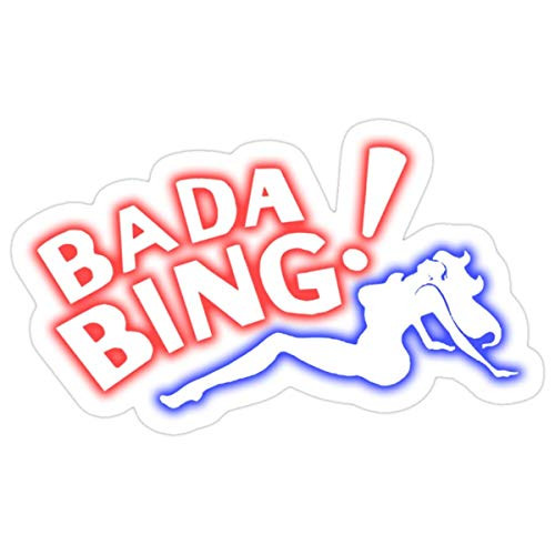 MrMint Stickers BADA Bing 3x4 Inch Water Bottle Decals (3 Pcs/Pack)