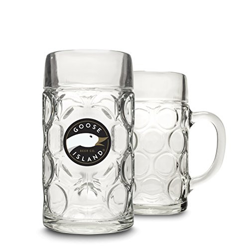 Goose Island isar tankard stein Beer Glasses, Clear