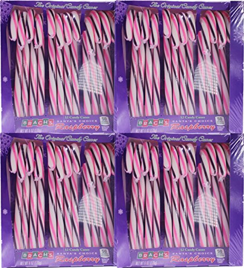 Brach's The Original Candy Canes, Raspberry Flavor, 48 Count