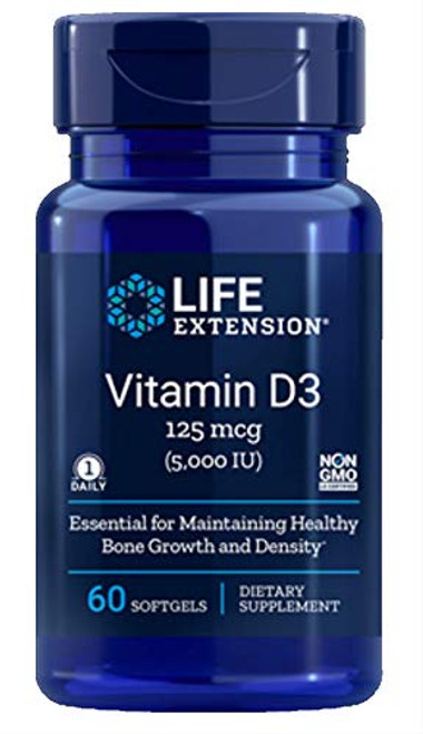 Life Extension Vitamin D3 5000 IU 180 softgels Life Extension Vitamin D3 5000 IU 180 softgels
