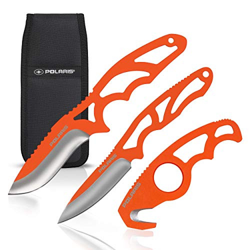Polaris Field Dressing Kit for Hunters, Anglers. 3-Piece Skinning Knives