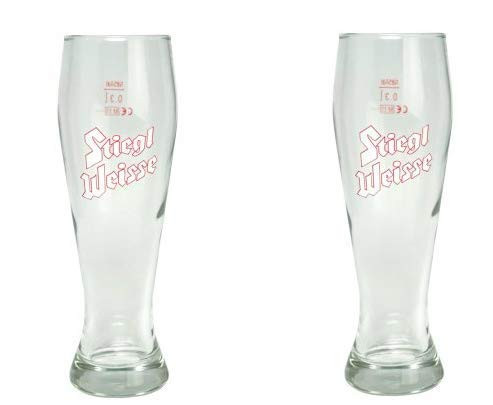 Stiegl Austrian Wheat Weisse Beer Glasses 0.5L - Set of 2