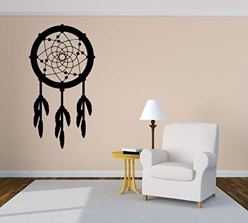 Dream Catcher Feathers Sleep Night Wall Vinyl Sticker Car Mural Decal Art Decor LP8795