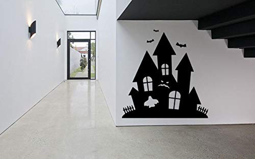 Wall Vinyl Sticker Scary House Halloween Allhalloween All Hallows' Eve All Saints' Eve Party Mural Decal Art Decor LP1312 Wall Vinyl Sticker Scary House Halloween Allhalloween All Hallows' Eve All Saints' Eve Party Mural Decal Art Decor LP1312