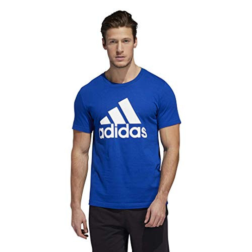 adidas mens Basic Badge of Sport Tee Collegiate Royal X-Large