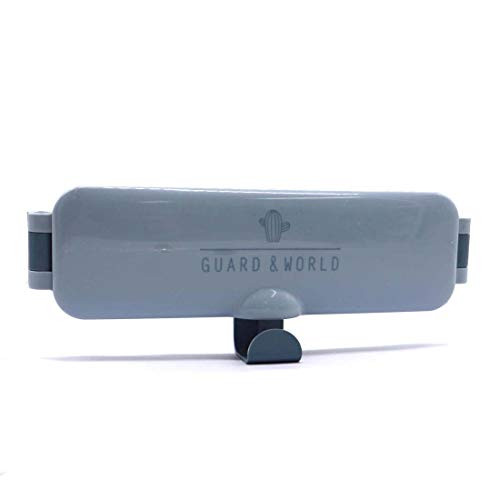 FitHom Multi-function Washbasin Storage Rack,Wall-Mounted Self-Adhesive Folding Plastic Washbasin Storage Rack Hooks Holder,with 1 Hook,for Bathroom Kitchen Storage Rack,Basin Rack,Towel Hanging(Blue)