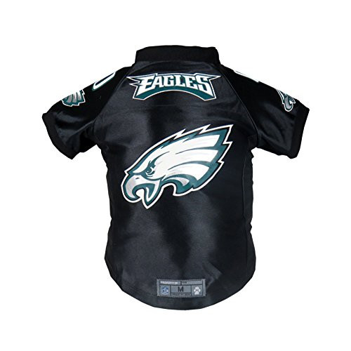 Littlearth Unisex Premium Pet Jersey - Sports Jersey Designed for Dogs and Cats, LG Team Color, Model: 320135-EAGL-L