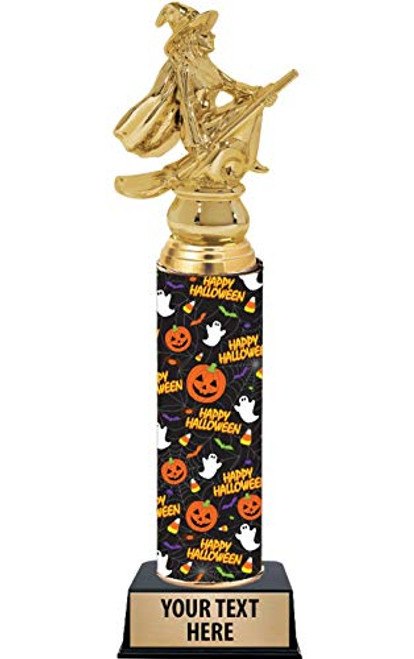 Crown Awards Halloween Witch with Cauldron Trophy, 10" Halloween Contest Trophies Prime Crown Awards Halloween Witch with Cauldron Trophy, 10" Halloween Contest Trophies Prime