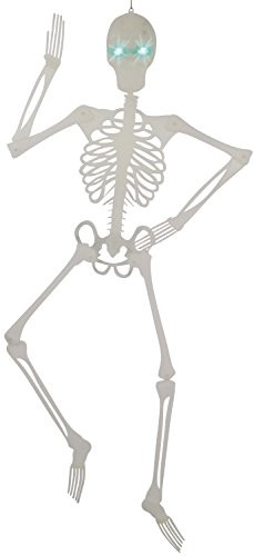Loftus International Glow in The Dark Skeleton W/ Flashing Eyes Novelty Item