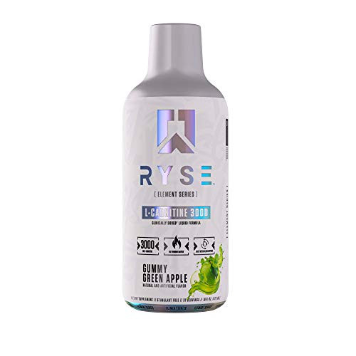 Ryse L-Carnitine 1500 Liquid - 16 oz. 31 Servings - Stimulant Free - Fat Burning Matrix - Daily Metabolism Support - Clinically Dosed Formula - Keto Friendly 0 Sugar, 0 Carbs, 0 Calories